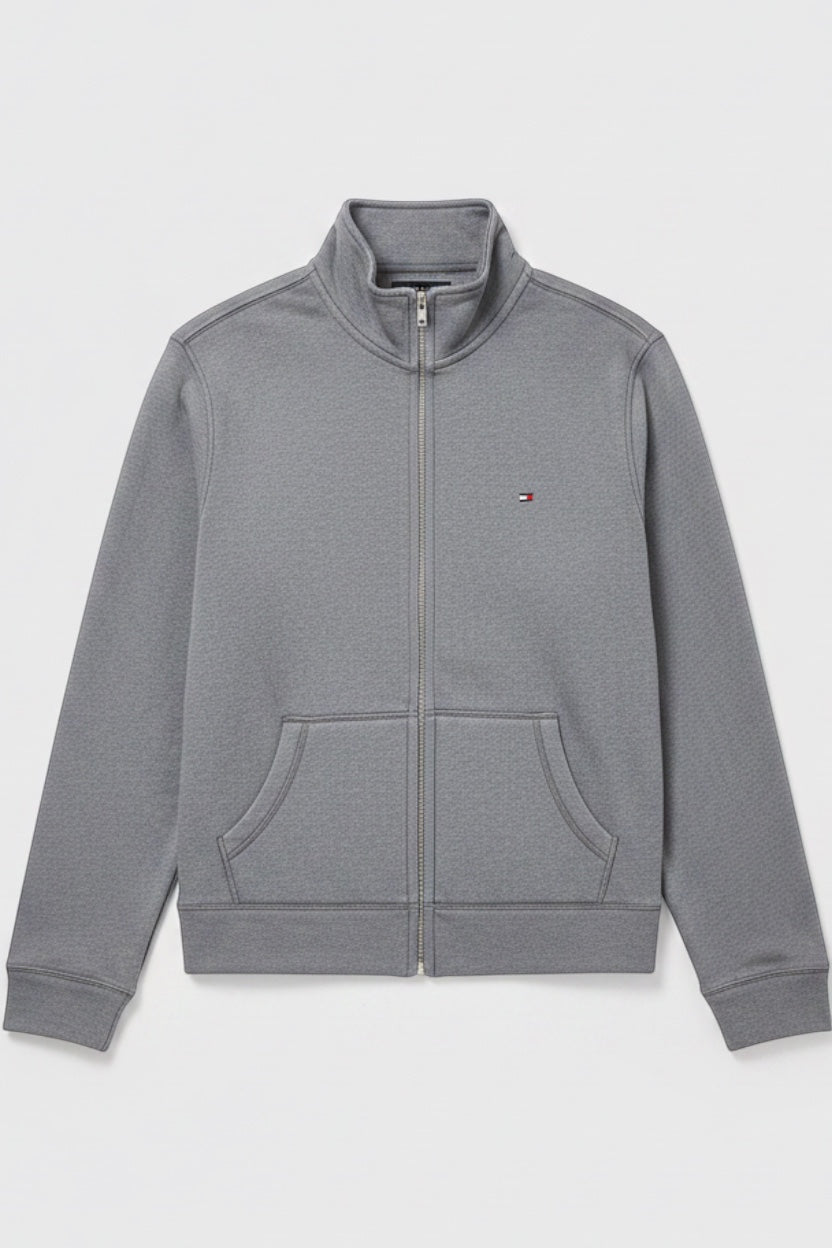 Tommy Hilfiger Herren Trainingsjacke Grau Größe XL