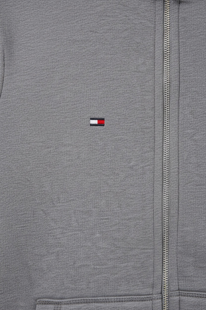 Tommy Hilfiger Herren Trainingsjacke Grau Größe XL