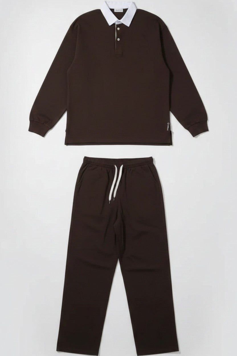 Van Laack Herren Set Braun Größe XL