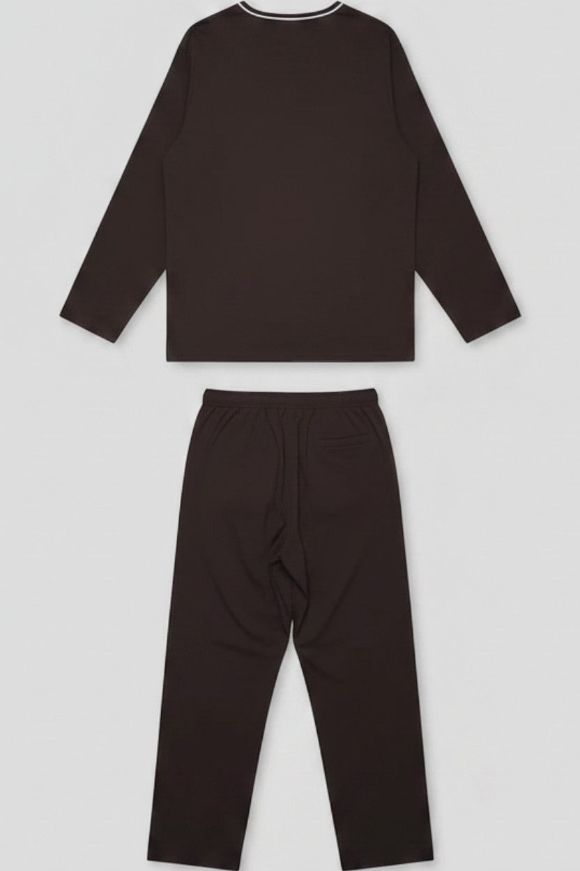 Van Laack Herren Set Braun Größe XL