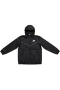 Nike Herren Trainingsjacke Schwarz Einfarbig Größe M