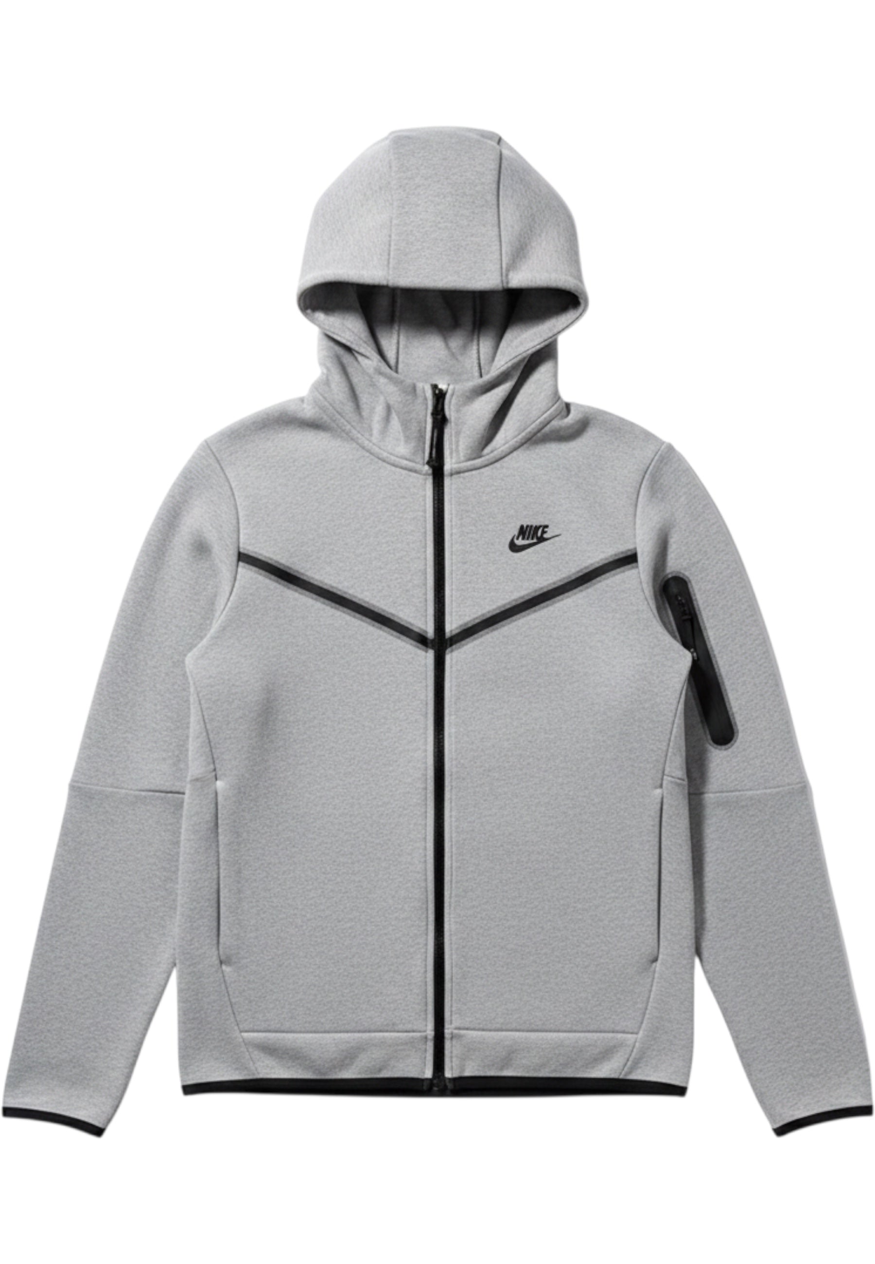 Nike Herren Kapuzenpullover Tech Fleece Grau Größe M