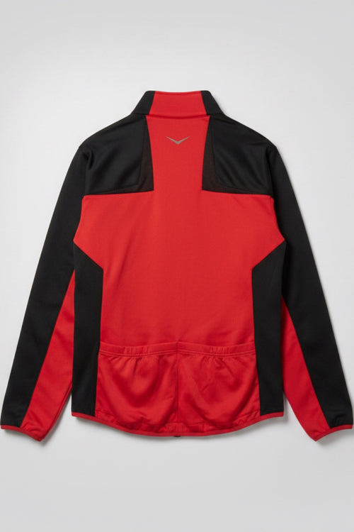 4 Sports Herren Trainingsjacke Rot Schwarz Größe XL