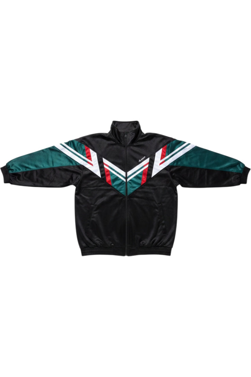 Model Paris Collection Herren Trainingsjacke Schwarz Mehrfarbig Größe XXL