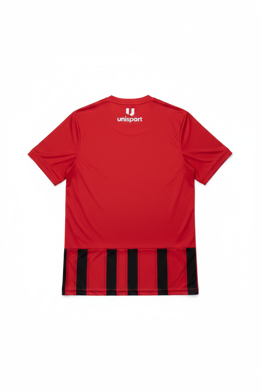 Adidas Herren Fußballtrikot Rot Schwarz Größe S