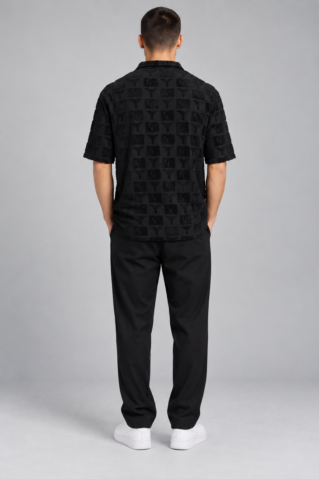 Carlo Colucci Flock Polo T-Shirt