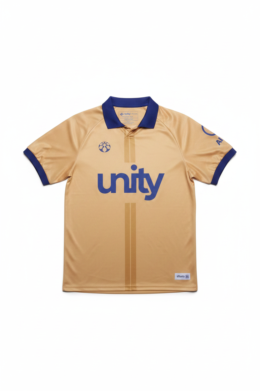 Allianz Unisex Fußball Trikot Gelb Blau Größe M