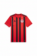 Adidas Herren Fußballtrikot Rot Schwarz Größe S