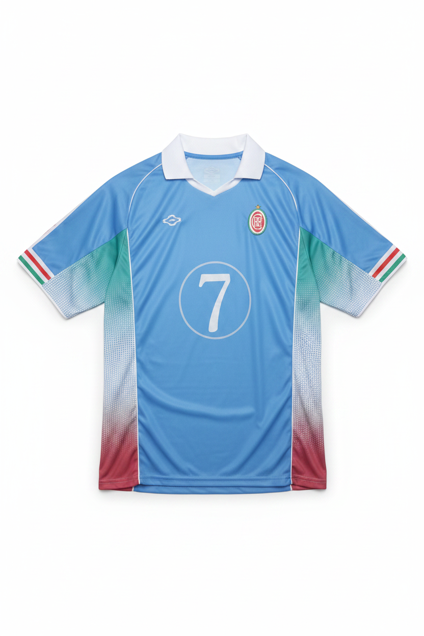 Rvni Herren Fußball Trikot Blau Mehrfarbig Größe XXL