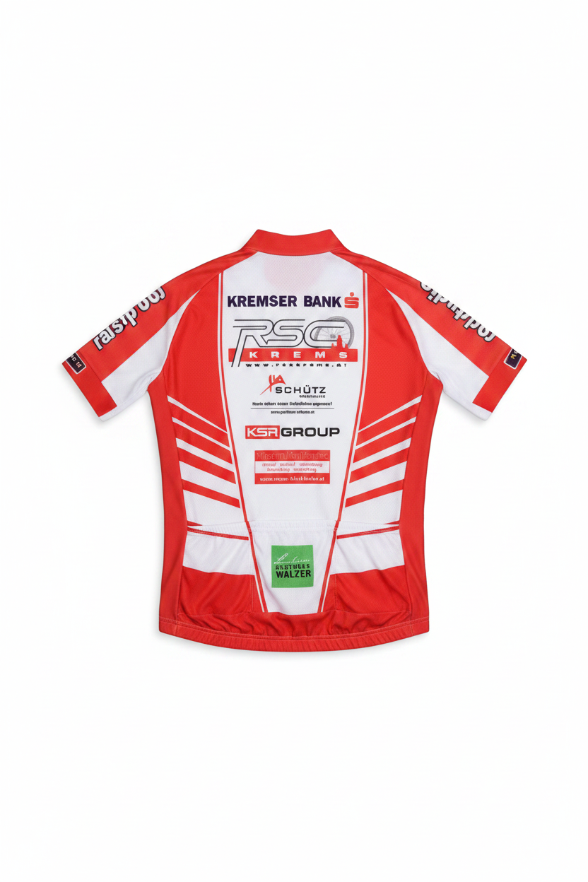 GSG Herren Fahrradtrikot Rot Weiß Größe XL
