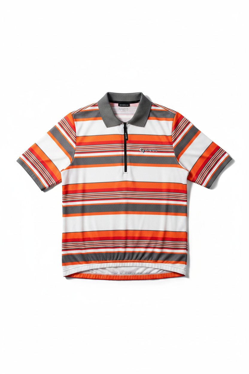 Gonso Herren Fahrradtrikot Orange Grau Weiß Rot Größe XL