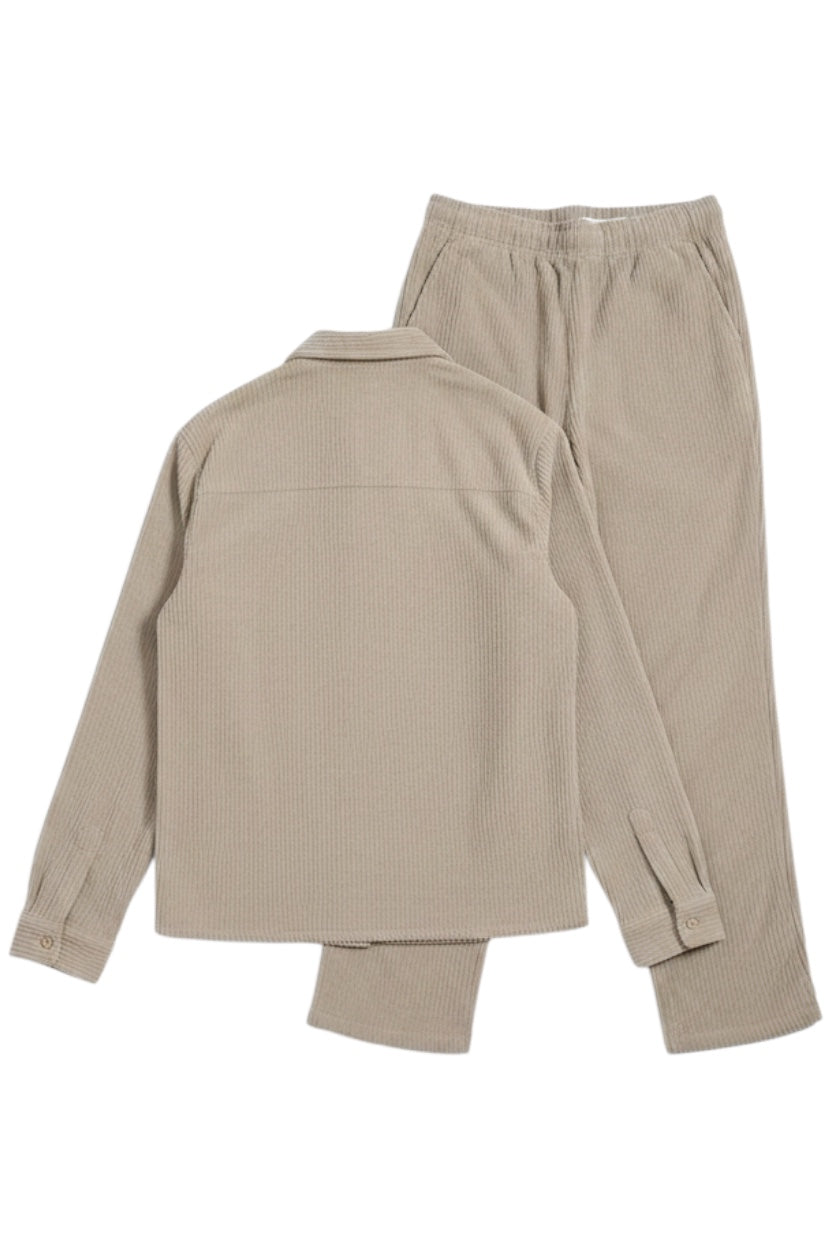 Bershka Herren Set Beige Cord Größe S