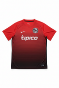 Nike Herren Fußballtrikot Rot Schwarz Größe M