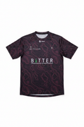 Spized Herren Fahrradtrikot Schwarz Pink Größe M