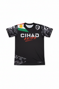 4 More Herren Fußballtrikot Schwarz Mehrfarbig Größe S