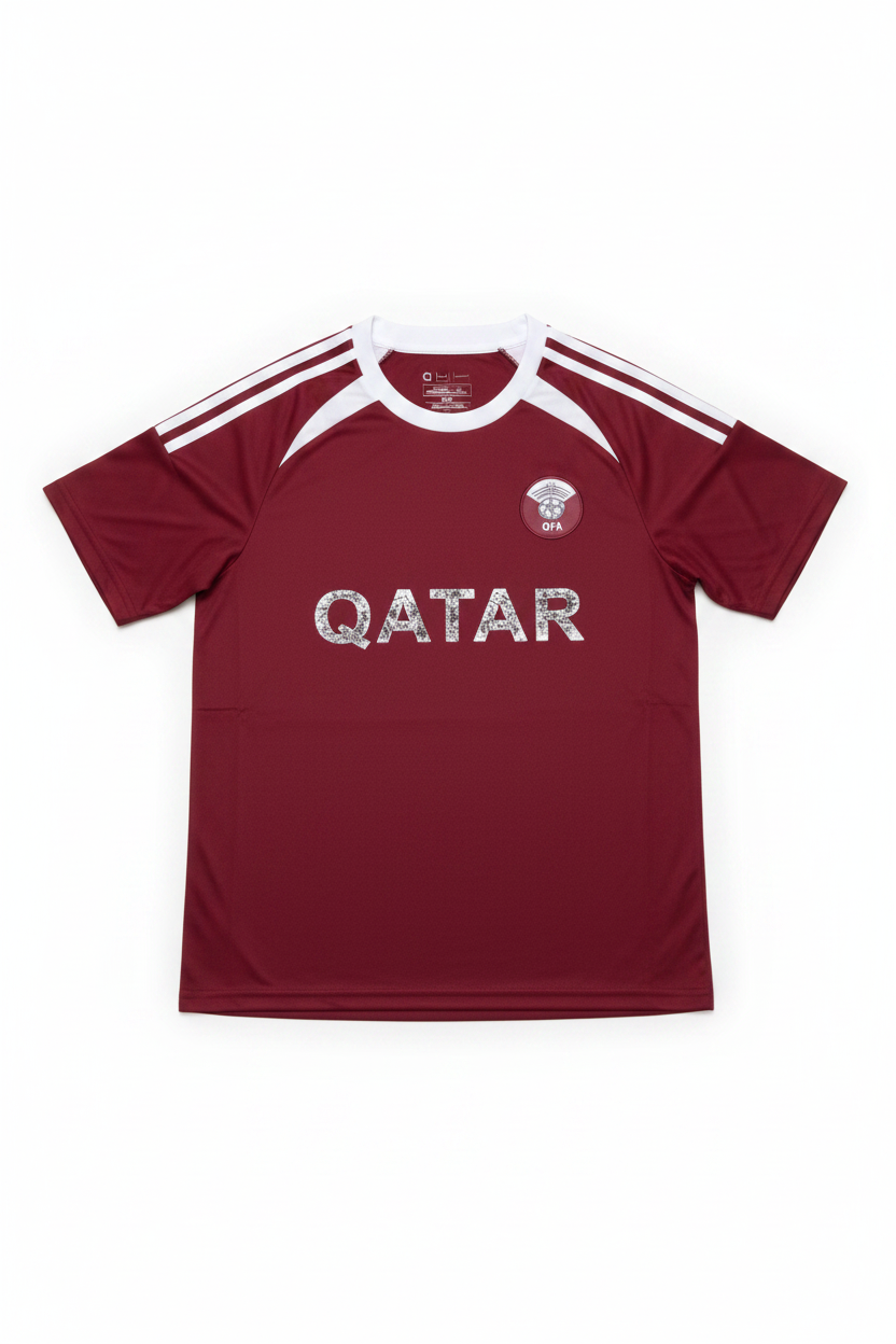 Herren Fußballtrikot Rot Weiß Größe XL
