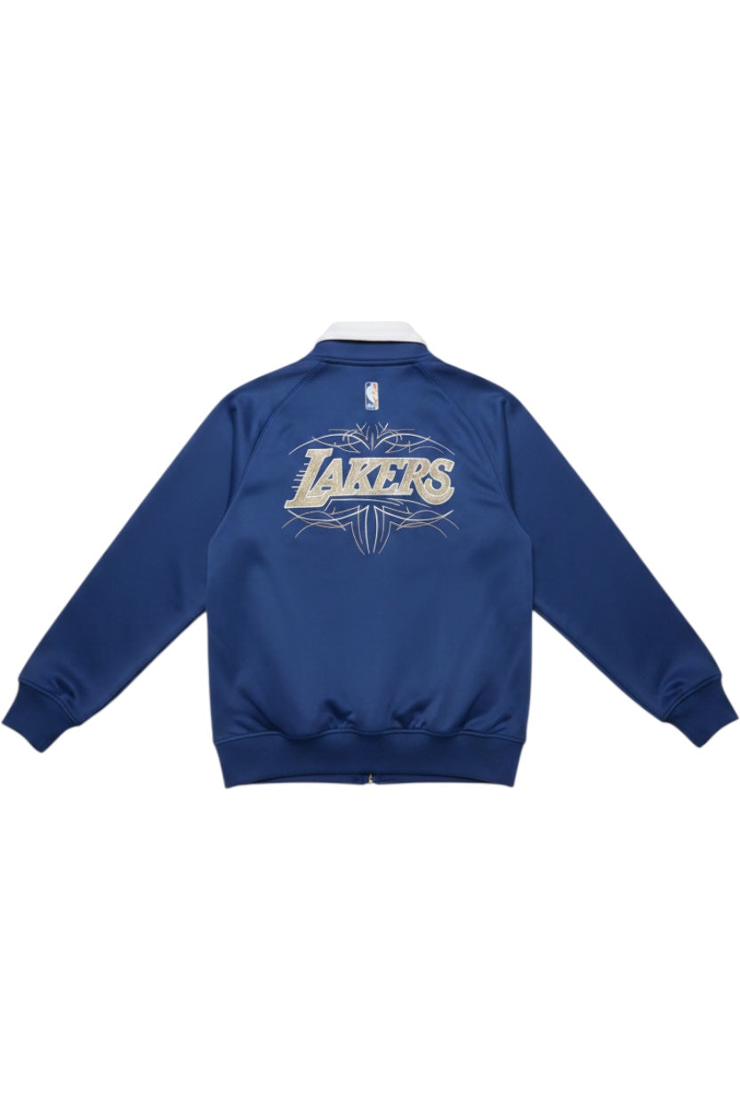 Adidas Herren Trainingsjacke Blau Weiß Größe S