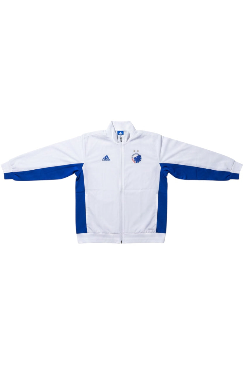 Adidas Herren Trainingsjacke Weiß Blau Größe S