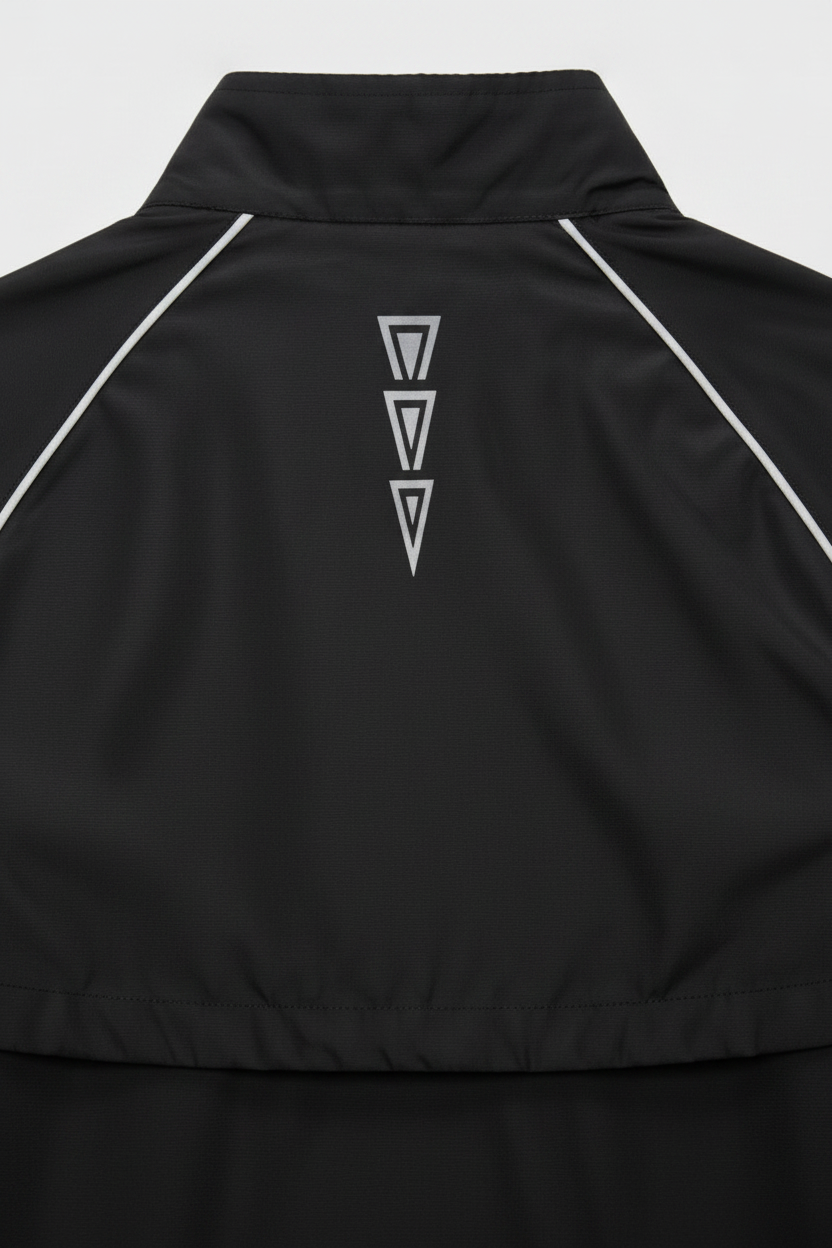 Alexander Brorsson Herren Trainingsjacke Schwarz Größe M