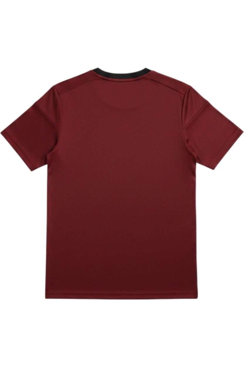 Adidas Herren Fußball Trikot Rot Schwarz Gold Größe M