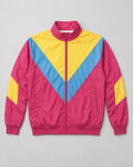 Joker Herren Trainingsjacke Pink Gelb Blau Größe ONE SIZE Flatlay