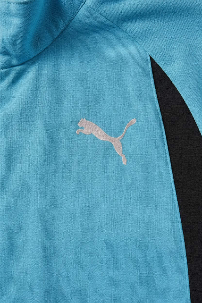 Puma Herren Trainingsjacke Blau Schwarz Größe M