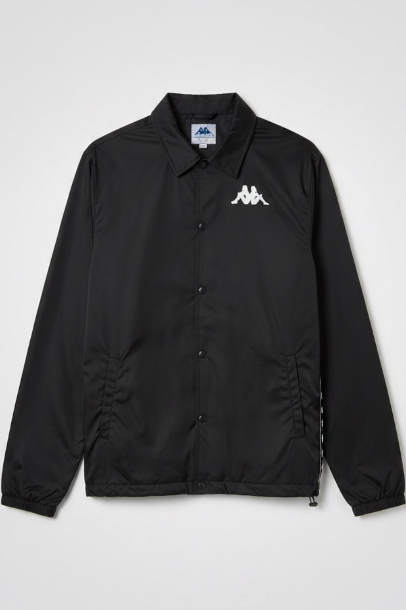 Kappa Herren Coachjacke Schwarz Größe L