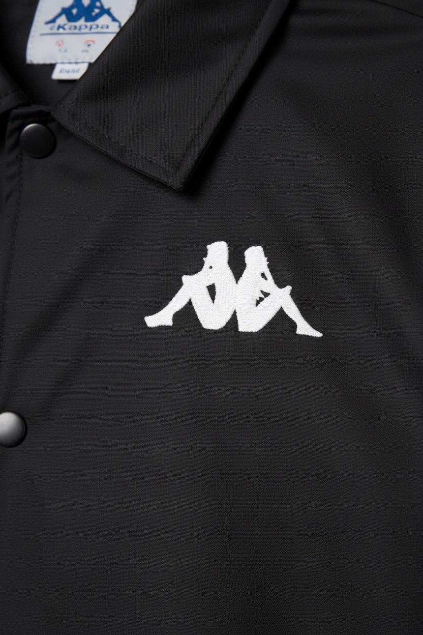 Kappa Herren Coachjacke Schwarz Größe L