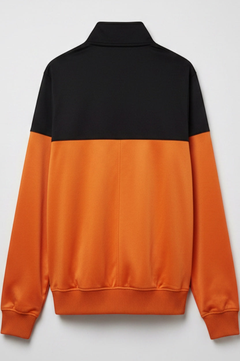 Kristianstad Herren Trainingsjacke Orange Schwarz Größe XXL