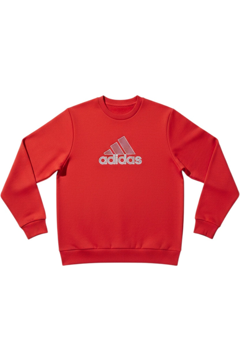 Adidas Herren Sweatshirt Rot Größe XL
