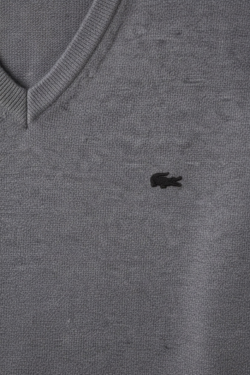 Lacoste Herren Pullover Grau Blau Größe 3XL