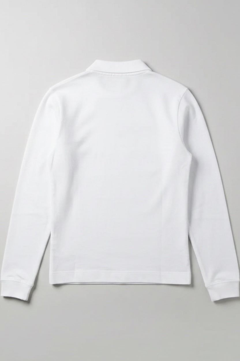 Lacoste Herren Rugby Shirt Weiß Größe S