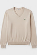Lacoste Herren Strickpullover Beige Größe M