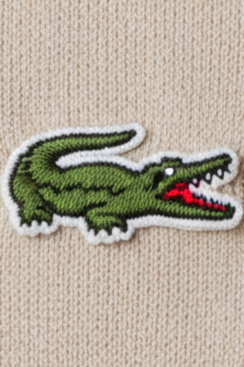 Lacoste Herren Strickpullover Beige Größe M