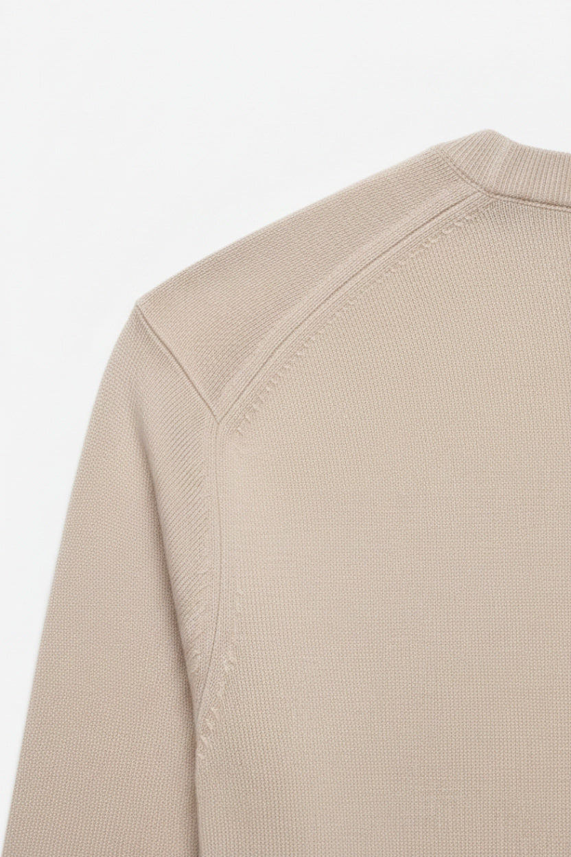 Lacoste Herren Strickpullover Beige Größe M