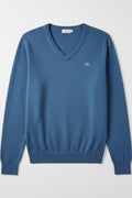 Lacoste Herren Strickpullover Blau Größe XS