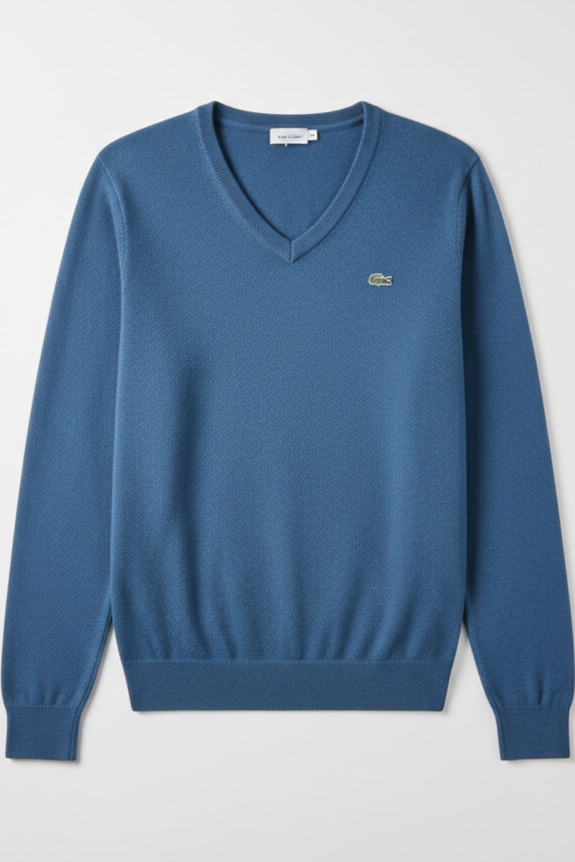Lacoste Herren Strickpullover Blau Größe XS