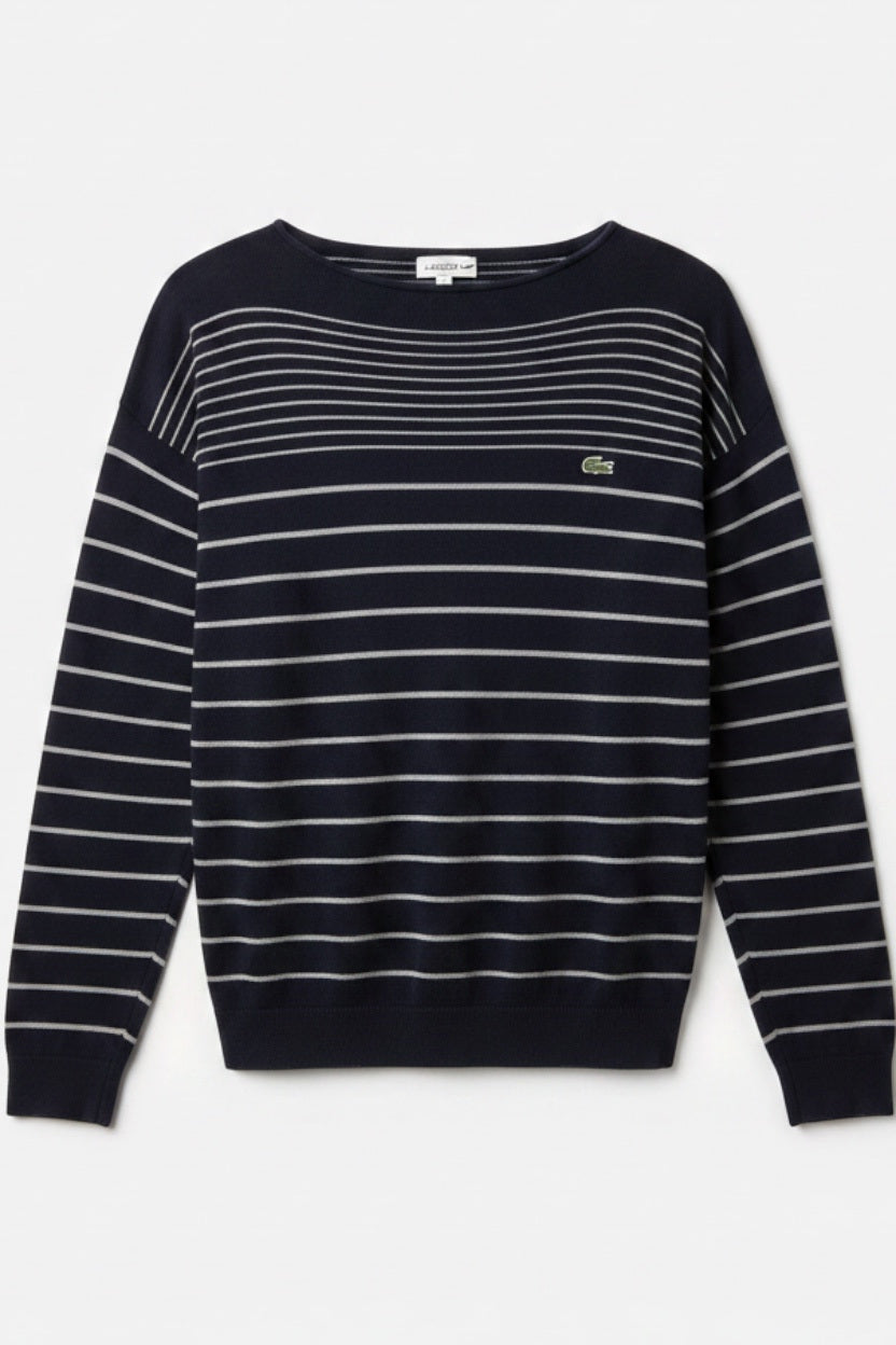 Lacoste Herren Strickpullover Blau Mehrfarbig Größe M