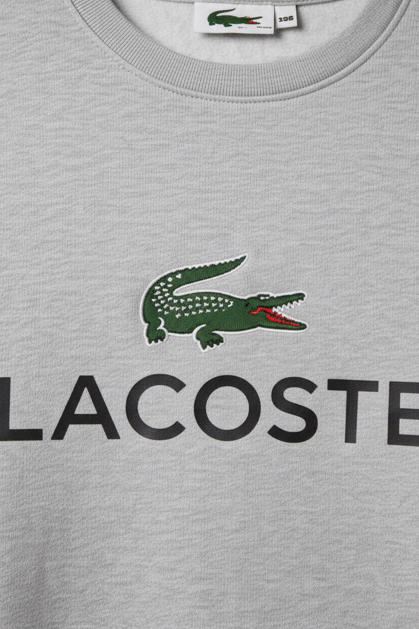 Lacoste Herren Sweatshirt Grau Größe XL