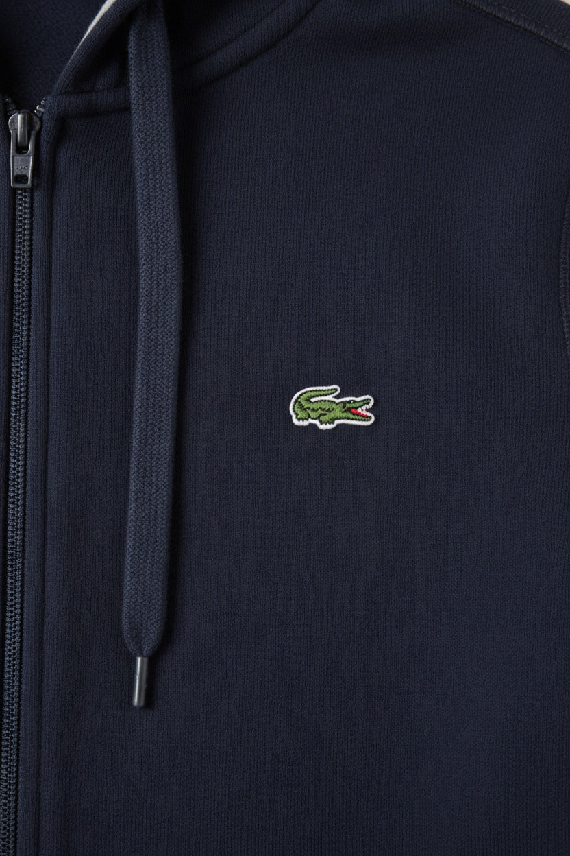 Lacoste Sport Herren Kapuzenpullover Blau Größe L