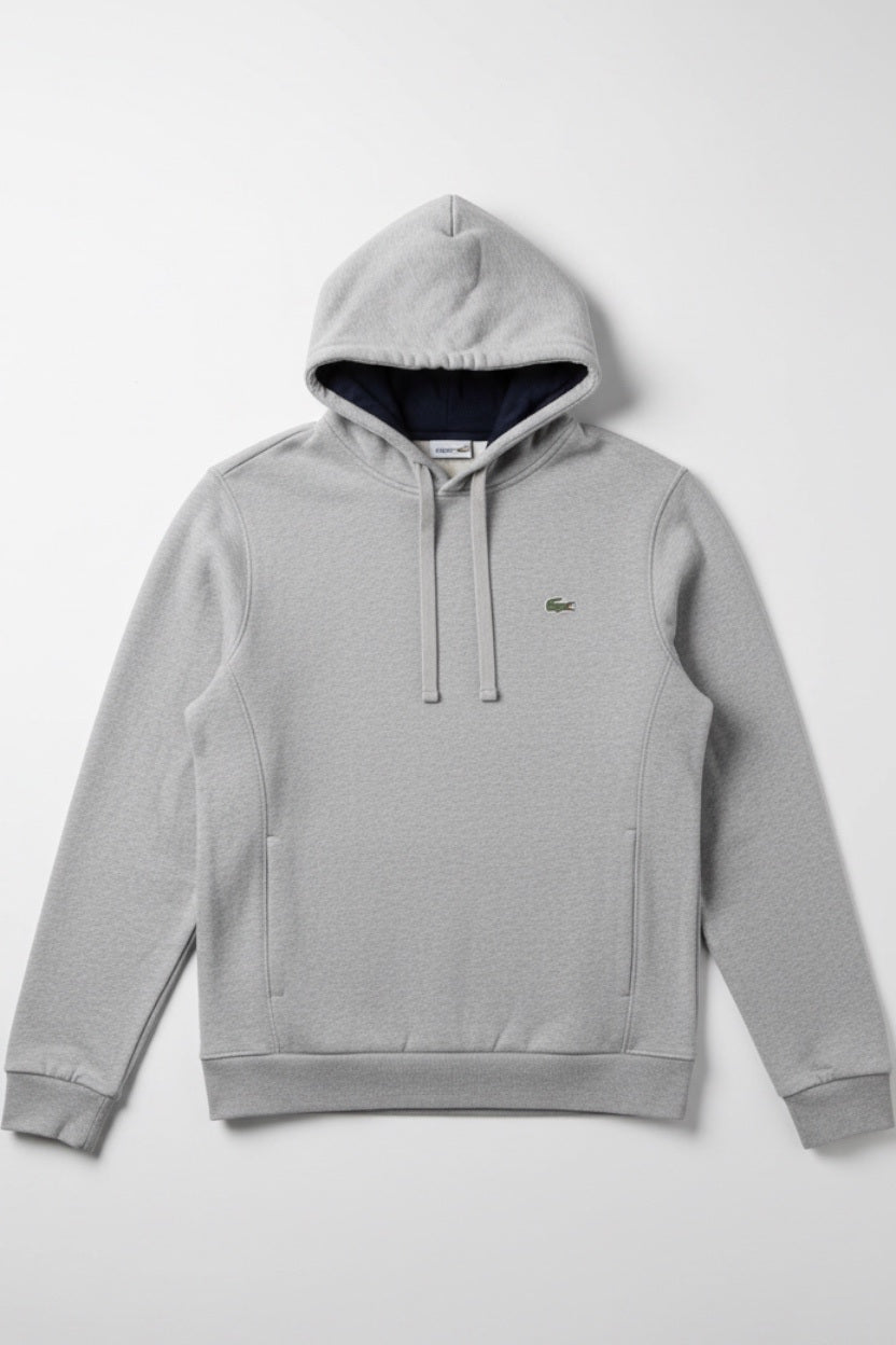 Lacoste Sport Herren Kapuzenpullover Grau Größe M