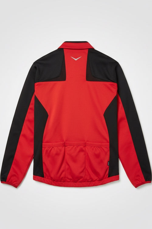 4 Sports Herren Trainingsjacke Rot Schwarz Größe M
