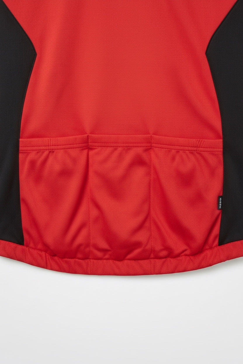 4 Sports Herren Trainingsjacke Rot Schwarz Größe M