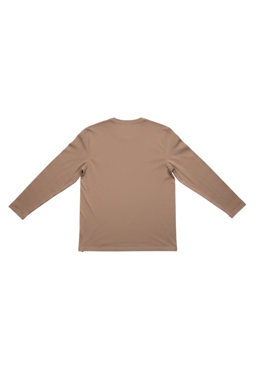 Prada Herren Langarmshirt Beige Größe XS