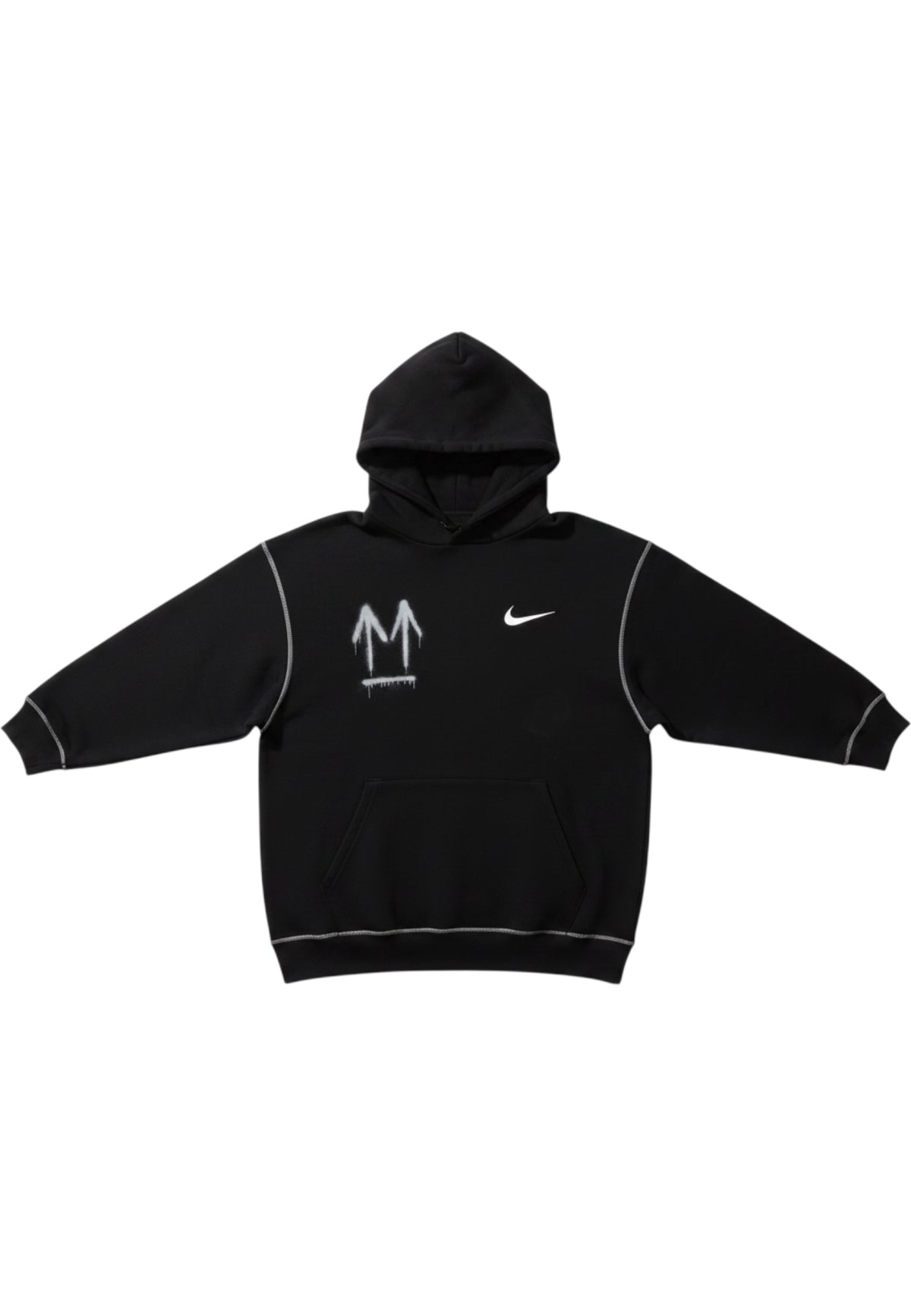 Nike x Off-White Herren Kapuzenpullover Schwarz Größe M