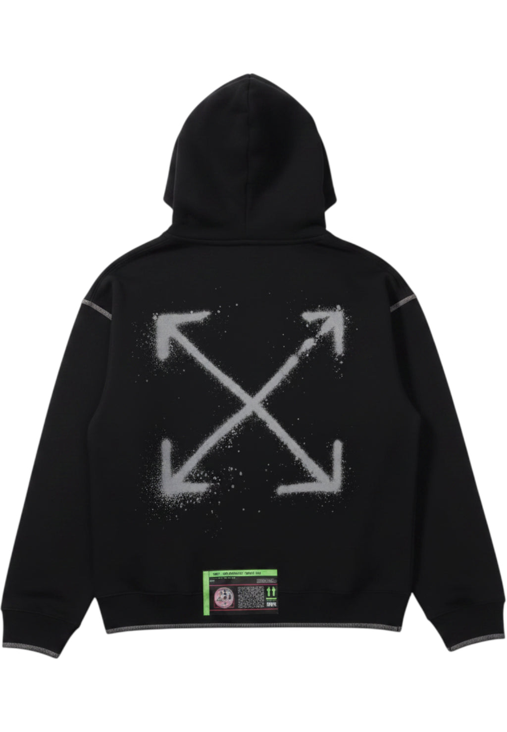 Nike x Off-White Herren Kapuzenpullover Schwarz Größe M