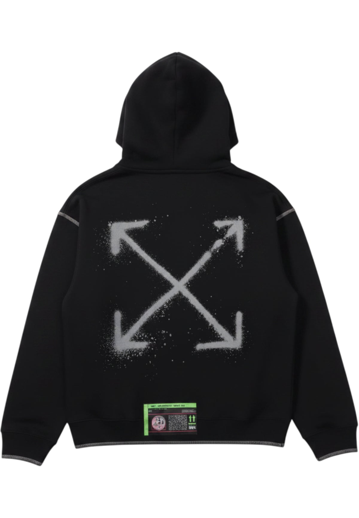 Nike x Off-White Herren Kapuzenpullover Schwarz Größe M