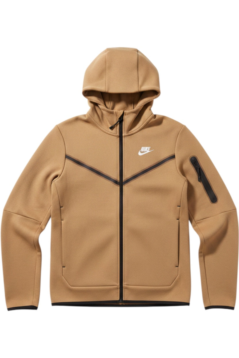 Nike Herren Kapuzenpullover Braun Größe S