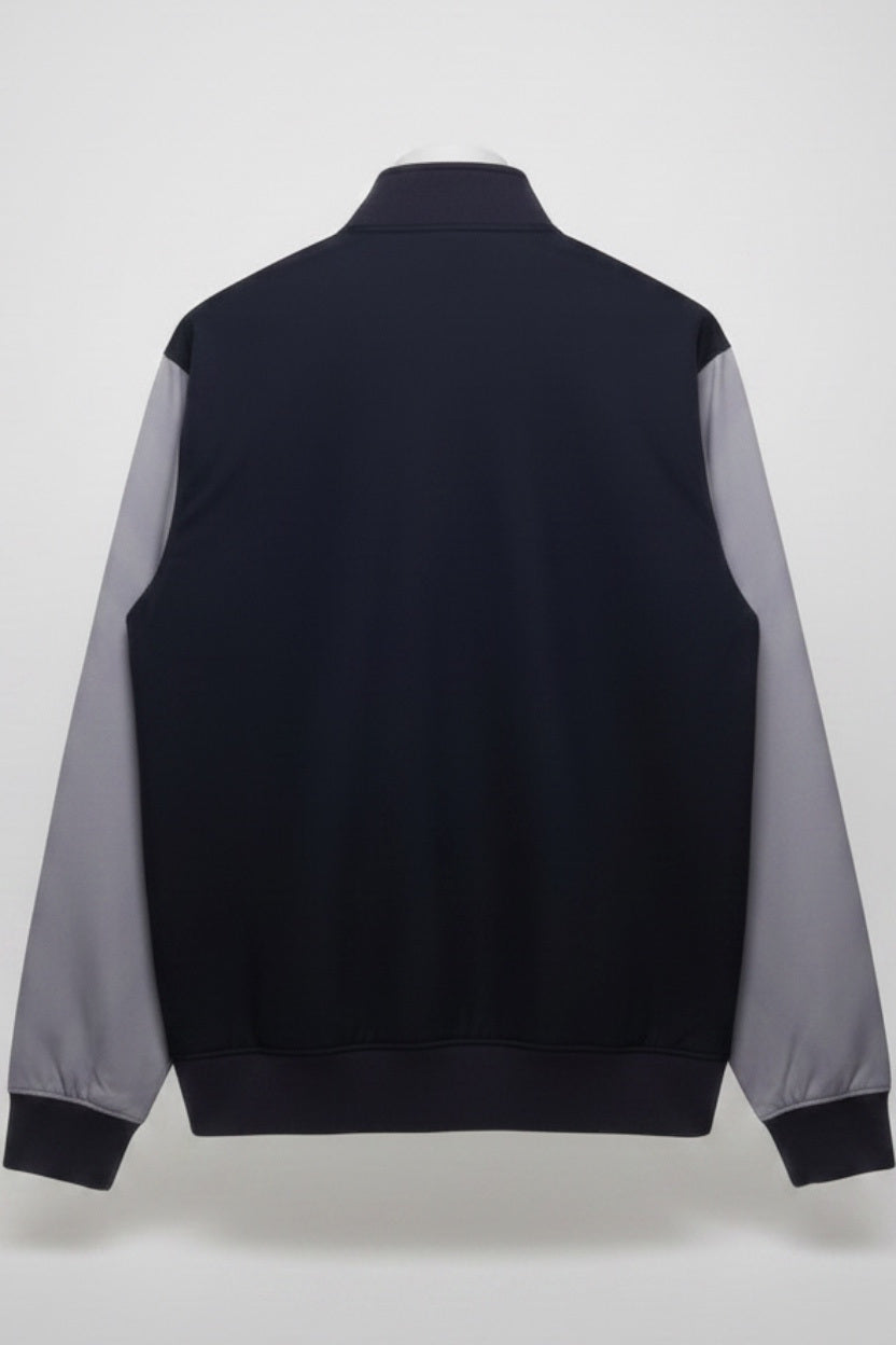 Nike Herren Collegejacke Blau Grau Größe XL