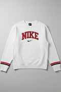 Nike Herren Sweatshirt Weiß Rot Schwarz Größe M